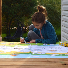 Load image into Gallery viewer, BiMoo Farm - Multilingual Coloring Tablecloth child coloring