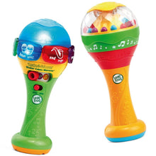 Load image into Gallery viewer, LeapFrog Learn &amp; Groove Shakin&#39; Colors Maracas - Bilingual Spanish and English
